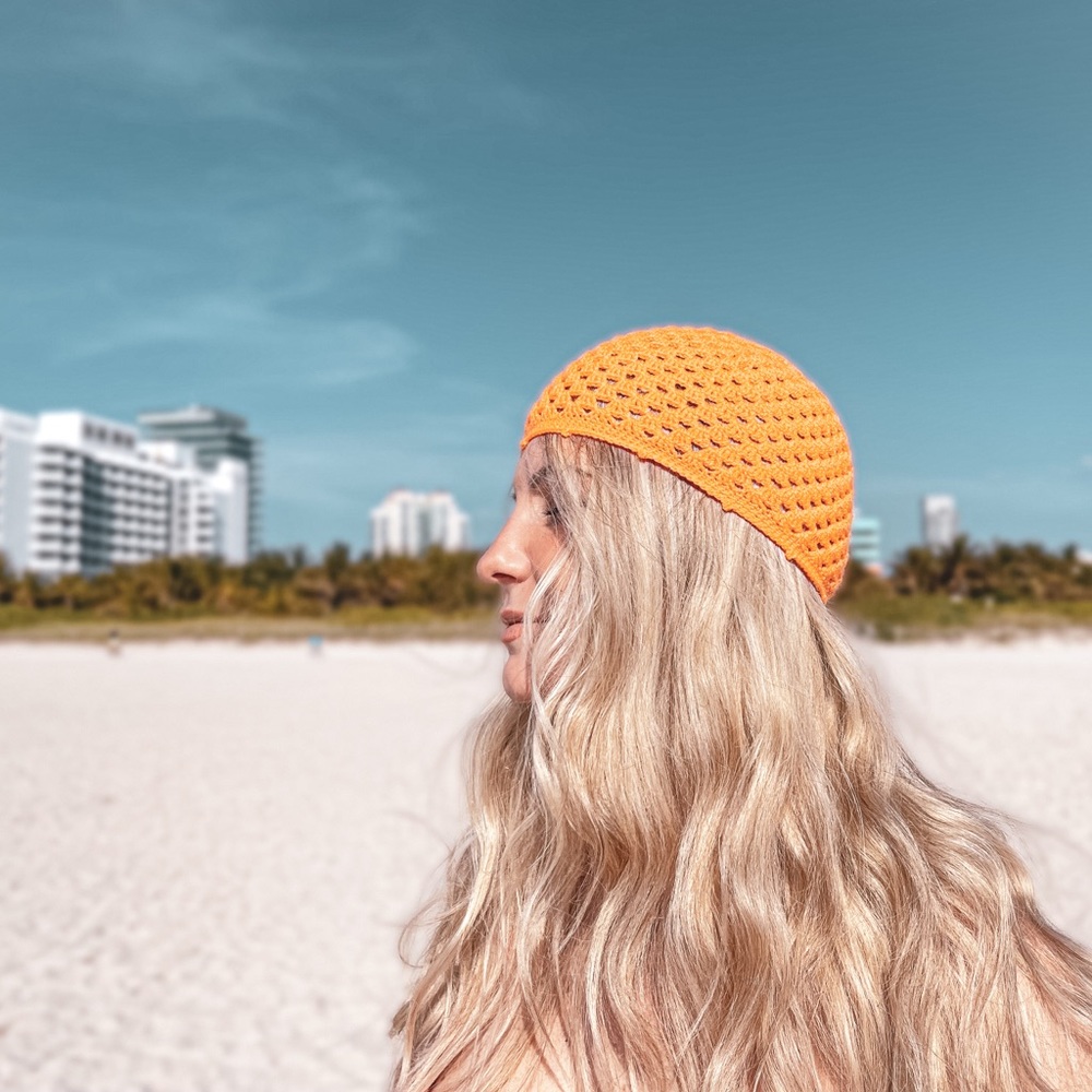 Crocheted hat